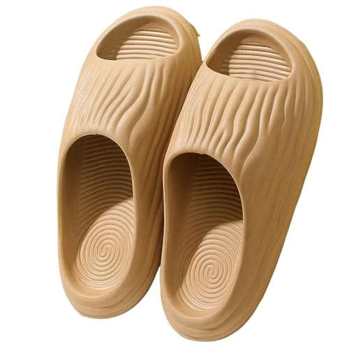 YLXCKGS Flip-Flops Eva Bitter Melone Hausschuhe Männer Flip-Flops Weiche Sohle Strand Dicke Sohle Weiche Sandale Frauen Outdoor Handlichkeit Schuhe-Braun-38-39 von YLXCKGS