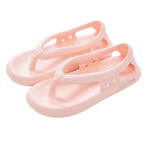 YLXCKGS Flip-Flops Flip-Flops, Männer Und Frauen Können Rutschfeste, Verschleißfeste Jacken Dicke Hausschuhe Im Sommer Tragen-Rosa-38-39 von YLXCKGS