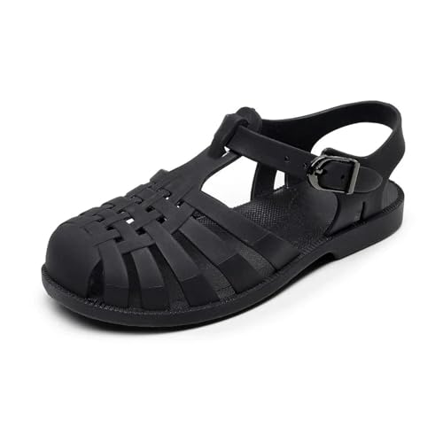 YLXCKGS Flip-Flops Kinder Strand Schuhe Für Meer Sommer Mädchen Gladiator Sandalen Weiche Rutschfeste Prinzessin Jelly Schuhe Jungen Flip-Flops-Blau-22 (Länge 14) von YLXCKGS