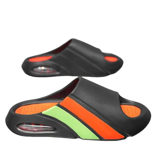YLXCKGS Flip-Flops Männer Slipper Strand Sandalen Outdoor Sport Sneakers Plattform Schuhe Haushalt Innenflip-Flops Leicht Weich-Schwarz-44 von YLXCKGS