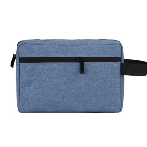 Reise Herren Kulturbeutel Frauen Kosmetik Necessaire Fall wasserdichte Damen Make-up Tasche Beauty Wash Beutel Handtasche (Color : Blue) von YLZCAM