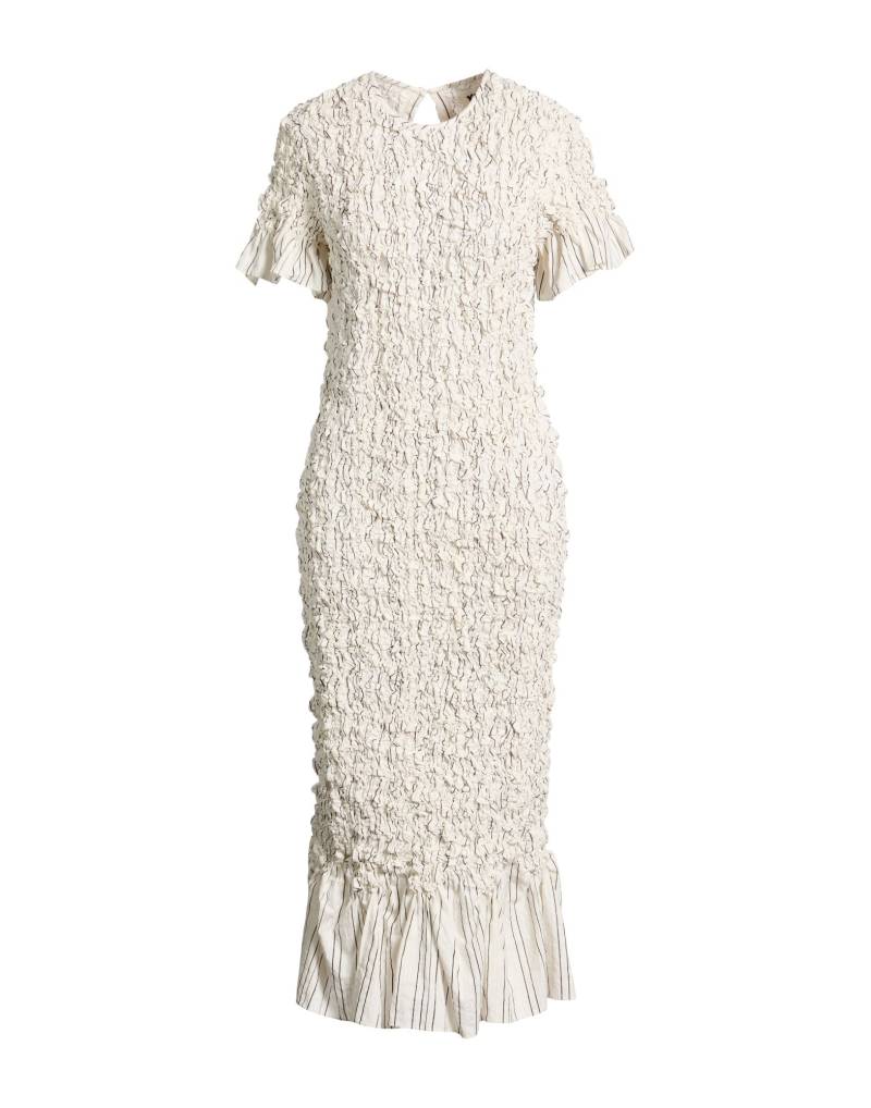 YMC YOU MUST CREATE Midi-kleid Damen Weiß von YMC YOU MUST CREATE