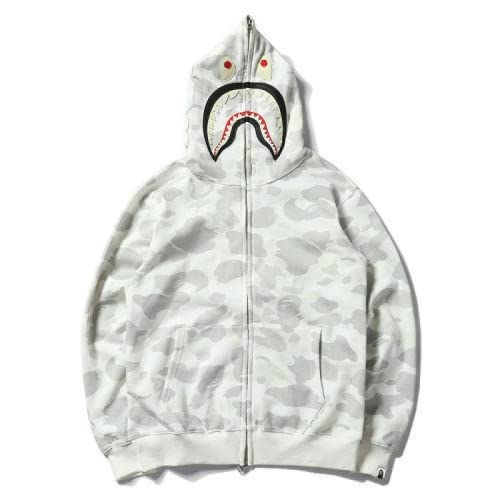 YMHXBSX Bape Shark Head Full Zip Up Jacke für Männer Frauen Mode Trendy Hip Hop Hoodie Pullover Top, 20307x13, M von YMHXBSX