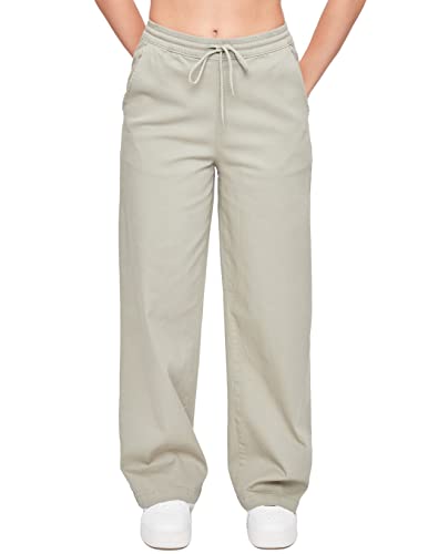 YMI Damen Jeans mit weitem Bein Hose, Grnte, M von YMI