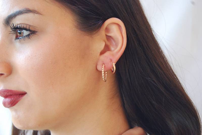 Creolen Aus 925Er Silber, Ohrringe Sterlingsilber von YNEDAJEWELS