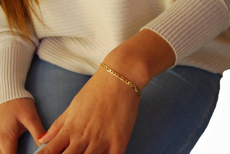 Silber 925 Armband, Kettenarmband, Zierliches Armband von YNEDAJEWELS