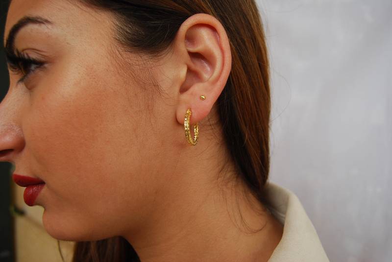 Silber 925 Creolen Ohrringe, Zierliche Creolen, Sterling Silberohrringe Silber 925 Creolen Ohrringe, Zierliche Creolen, Sterling Silberohrringe von YNEDAJEWELS