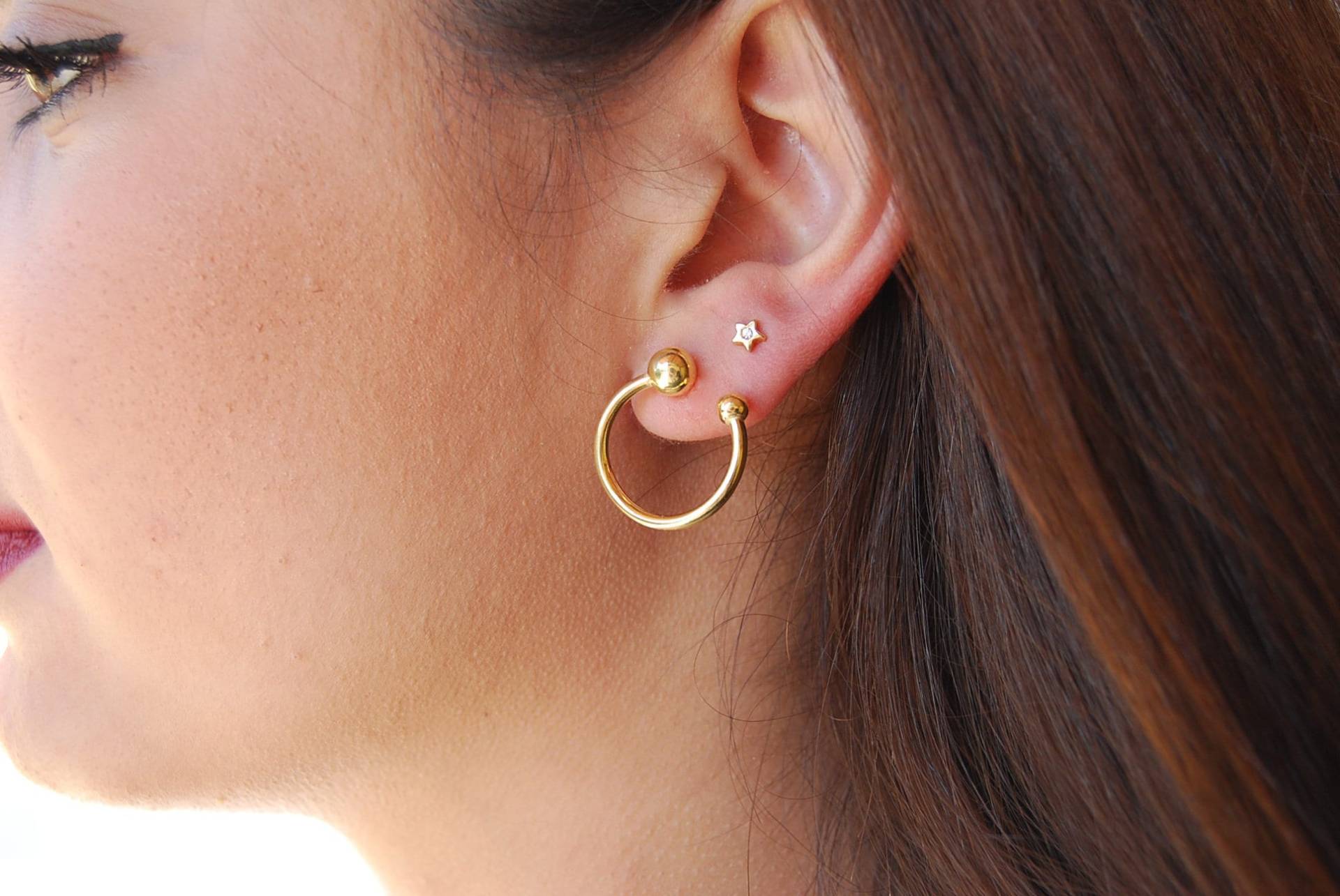 Zierliche Creolen, Ohrringe Aus Sterlingsilber Zierliche Creolen, Ohrringe Aus Sterlingsilber von YNEDAJEWELS