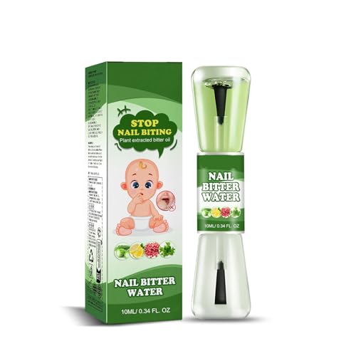 Bitterer Nagellack für Kinder, 10 ml – Ein tragbares Hilfsmittel gegen Daumenkauen, 21-Tage-Gewohnheitskorrektur, die beste Wahl für die Behandlung von Nägelkauen bei Babys. von YNGWVHKET