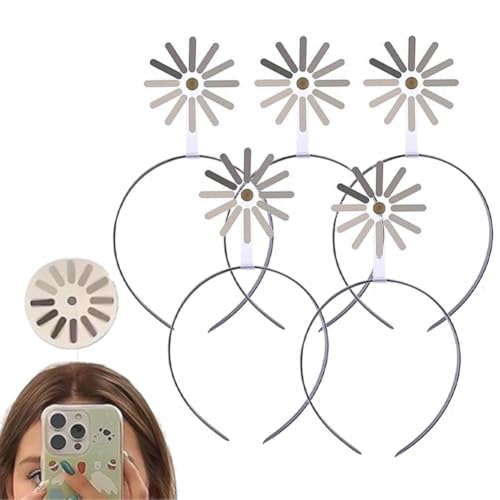 Lustige Haarnadeln mit Ladefunktion, Haarschmuck mit abstraktem Gehirnmotiv, kreative Tech-Party-Deko (5 Stück) von YNGWVHKET