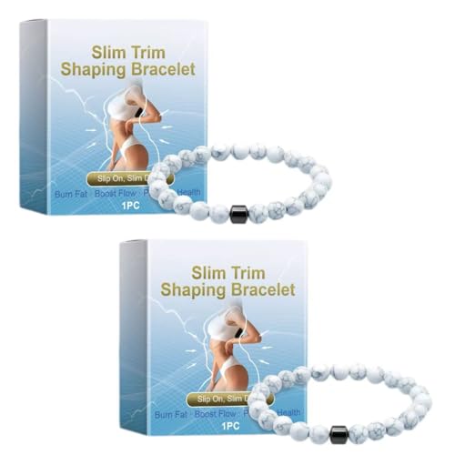 YNGWVHKET Marmoriertes Perlen-Schlankheitsarmband – Dieses vielseitige Armband ist perfekt für Fitness und Schlaf und hilft beim Abnehmen, Fettverbrennen und fördert die Durchblutung. von YNGWVHKET