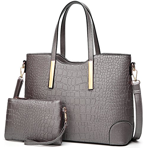 YNIQUE Handtasche Damen Groß Handtaschen Set Für Frauen Umhängetasche Taschen Shopper Reise Schultertasche 2-teiliges Set von YNIQUE