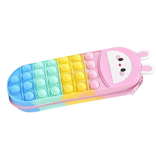 YNPQTDS Federmäppchen Für Kinder - Luftpolster Federtasche | Interaktives Fidget Stiftetui mit lustigen sensorischen Funktionen für Mädchen und zu Hause, in der Schule, auf Reisen und im Vorschulalter von YNPQTDS