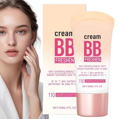YNPQTDS Gesichts Make Up Foundation, 30ml BB Creme Feuchtigkeitscreme mit Farbton, Kasierend Aufhellend Farbton Feuchtigkeitspflege Für Tägliches Damen Schönheits Make-up Gesicht von YNPQTDS