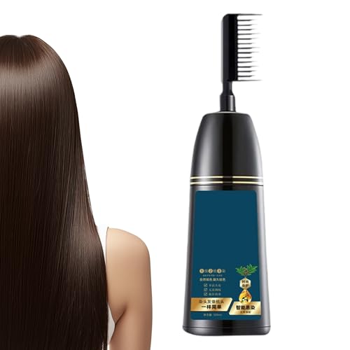 YNPQTDS Haarfarbe Für Frauen | 2 In 1 Pflegefarbe Mit Kamm Für Graue Haare - Fleckfreie Haarfarbe Creme für Tochter Jugendliche Freunde Familie Sportler Oma von YNPQTDS