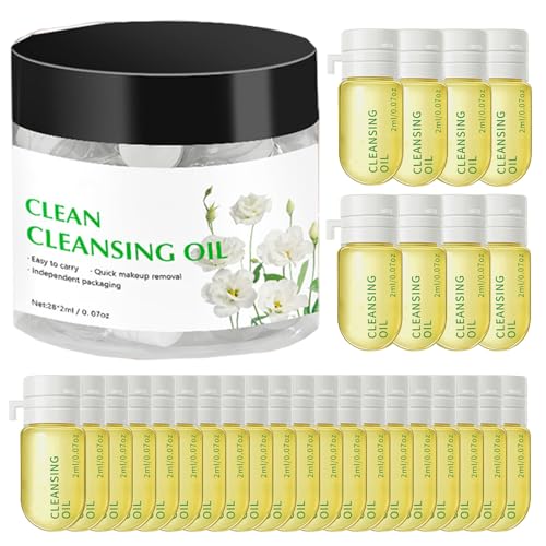 YNPQTDS Reinigungsöl-Make-up-Entferner für das Gesicht - Tiefenreinigungsöl in Reisegröße für Einwegartikel für das Gesicht - Hautpflege Augen-Make-up-Entferner Travel Essentials von YNPQTDS