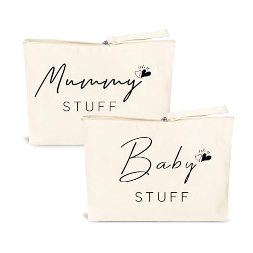 2 Stücke Kosmetiktasche Multifunktionaler, Klein Make up Tasche, Kosmetiktasche Damen, Kosmetiktasche Klein für Freundin Kollegin Braut von YNR