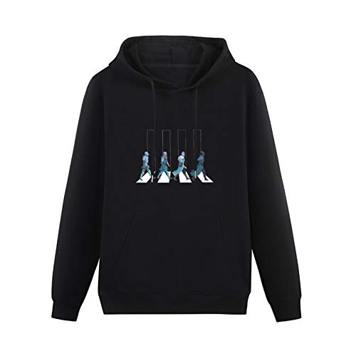 YNW Unisex Sweatshirt Bloodborne Game Art Design Hooded with Drawstring Pockets Black XXL von YNW