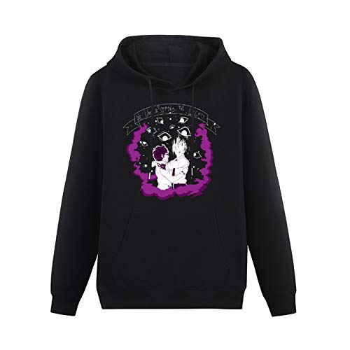 YNW Unisex Sweatshirt Jeffrey Cranor Welcome to Night Vales Hooded with Drawstring Pockets Black XL von YNW