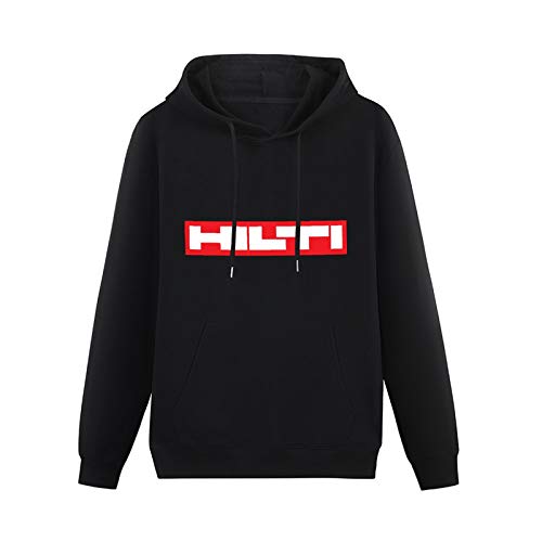 YNW Unisex Sweatshirt New Hilti Machine Logo Hooded with Drawstring Pockets Black M von YNW