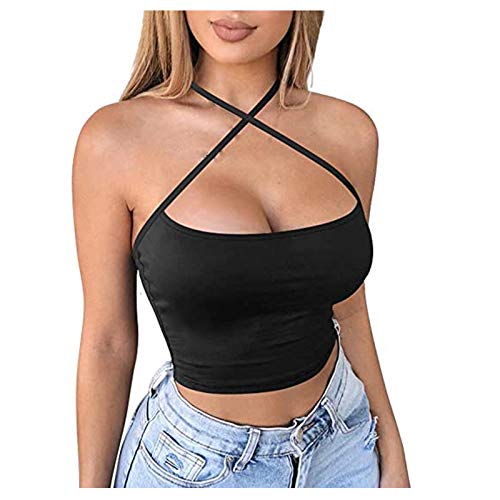 Blouse Damen Elegant Sexy Damen Tops Locker Lässig Sommer Elegante Basic Sommer Weste Sommer Ärmellose Tank Top Shirt Vest Top Bluse Shirt Oberteile Frauen Kleidung von YNnkian