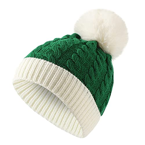 YNnkian Unisex Wintermütze Beanie, Warme Strumpfmützen Gefütterte Strickmütze Mode Warm Cap Damen Winter Mütze von YNnkian