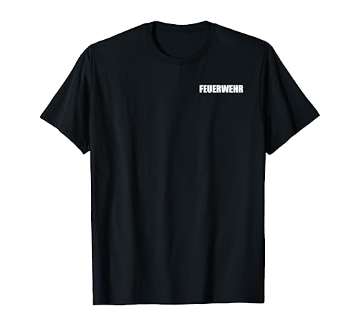 Feuerwehr Herren Damen Kinder Feuerwehrmann-Kostüm T-Shirt von YO! Diese Klamotten