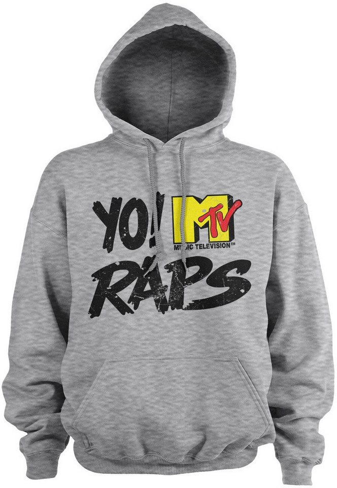 YO! RAPS MTV Kapuzenpullover Distressed Logo Hoodie von YO! RAPS MTV