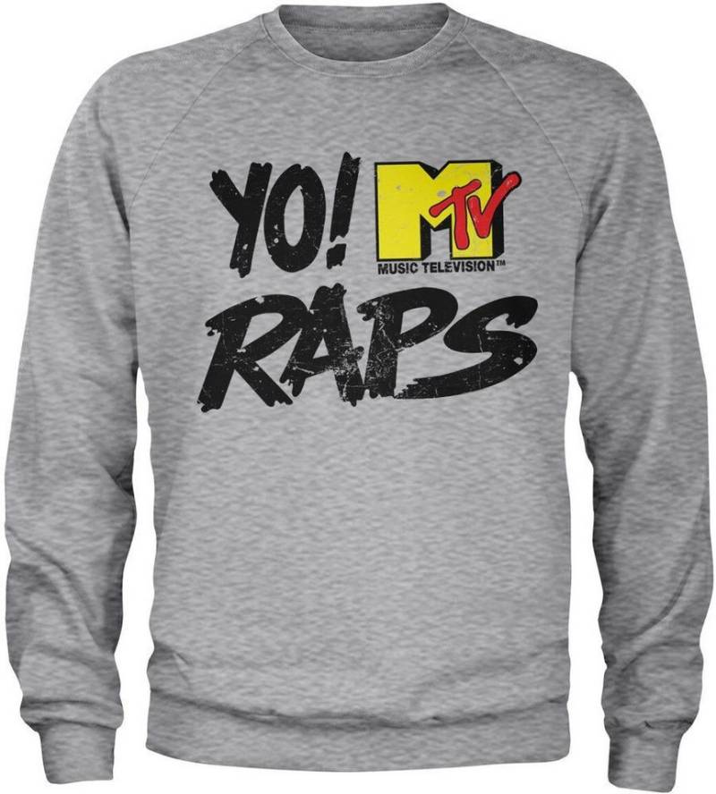 YO! RAPS MTV Rundhalspullover Distressed Logo Sweatshirt von YO! RAPS MTV