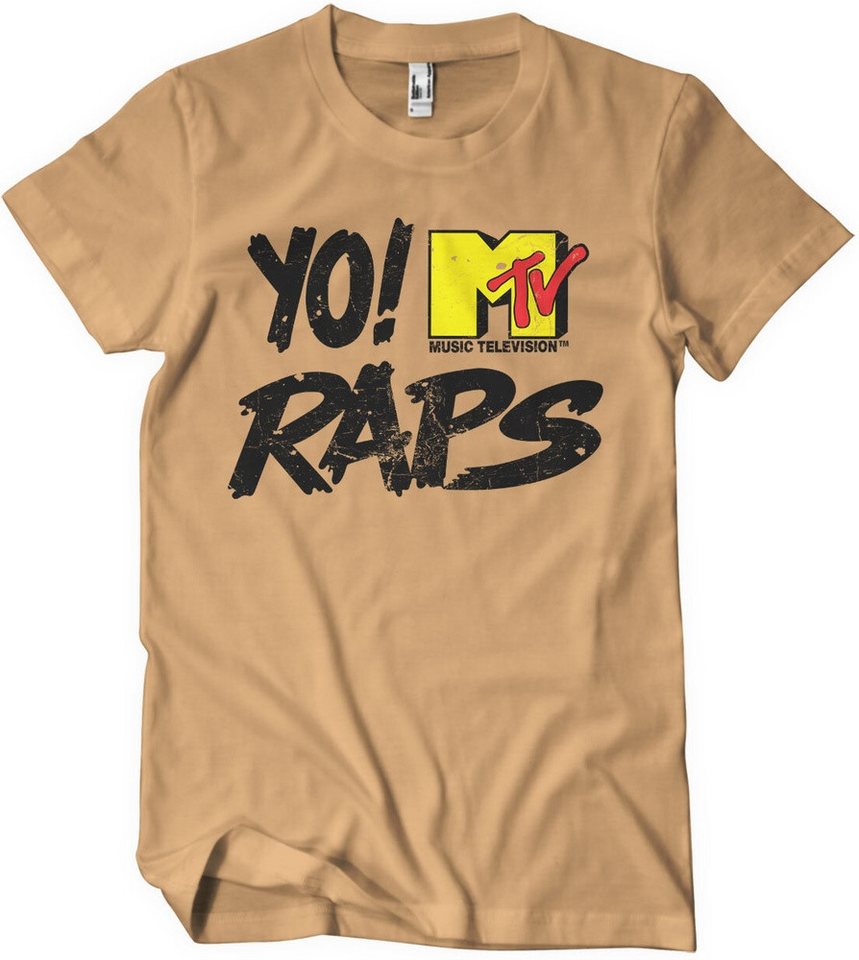 YO! RAPS MTV T-Shirt Distressed Logo T-Shirt von YO! RAPS MTV