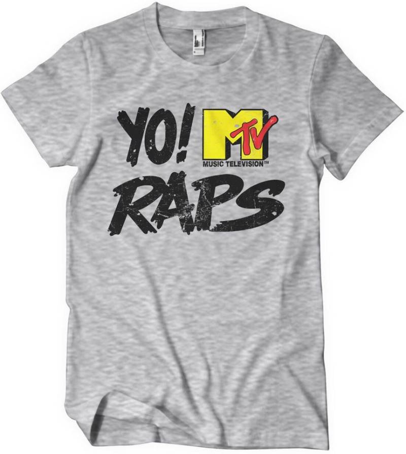 YO! RAPS MTV T-Shirt Distressed Logo T-Shirt von YO! RAPS MTV