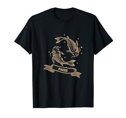 Fische Sternzeichen-Geschenk Männer Frauen Kinder T-Shirt von YO! Zodiac Sign