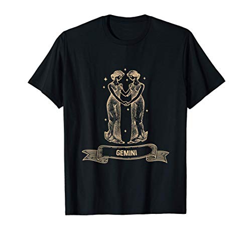 Zwillinge Sternzeichen-Geschenk Männer Frauen Kinder T-Shirt von YO! Zodiac Sign