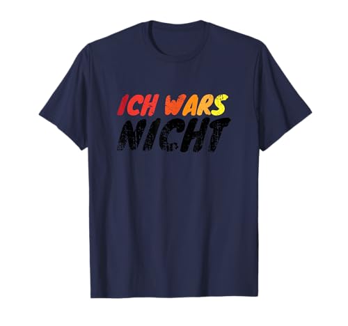 Ich wars nicht Lustiger Spruch Geschenk Herren Damen Kinder T-Shirt von YO!