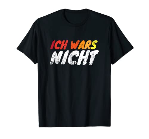 ich wars nicht geschenk spruch lustig männer frauen kinder T-Shirt von YO!