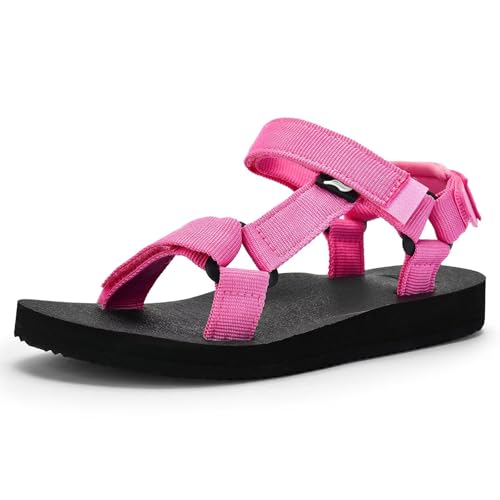 YOCCI Kinder-Wandersandalen für Jungen und Mädchen, Yogamatte, Einlegesohle, bequeme Wassersandalen mit Fußgewölbeunterstützung für Strand, Reisen, Athletik, Allpink, 12 Little Kid YOCCI Kinder-Wandersandalen für Jungen und Mädchen, Yogamatte, Einlegesohle, bequeme Wassersandalen mit Fußgewölbeunterstützung für Strand, Reisen, Athletik, Allpink, 12 Little Kid von YOCCI