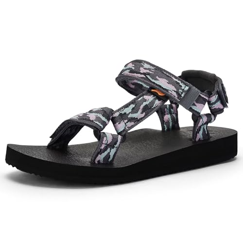 YOCCI Kinder-Wandersandalen für Jungen und Mädchen, Yogamatte, Einlegesohle, bequeme Wassersandalen mit Fußgewölbeunterstützung für Strand, Reisen, Athletik, Greypurple, 4 Big Kid YOCCI Kinder-Wandersandalen für Jungen und Mädchen, Yogamatte, Einlegesohle, bequeme Wassersandalen mit Fußgewölbeunterstützung für Strand, Reisen, Athletik, Greypurple, 4 Big Kid von YOCCI