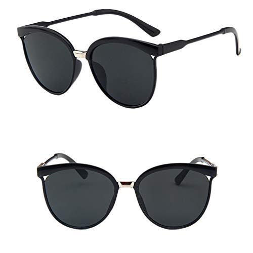 Ovale Brille Damen,Big Frame Sonnenbrille Sonnenbrille Brille Herren Damen Retro Vintage Rapper Brillen Reisebrille Sonnenschutz AußEnbrille Geeignet Zum Angeln, Golf, Wandern Usw von YOCIA