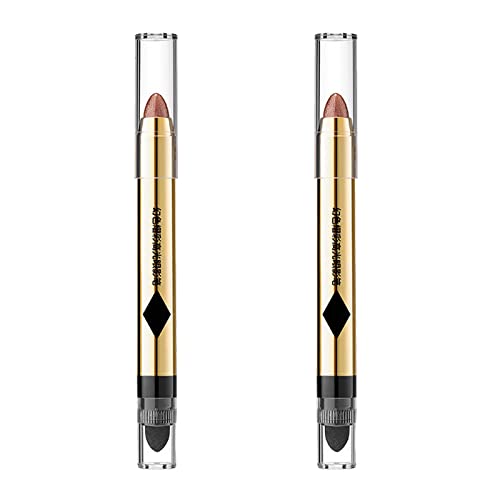 2-in-1 Pearlescent Eyeshadow Makeup Pen, Pearlescent Brightening Double-ended Eyeshadow Stick, Highlight Eyeshadow Pen (05) von YODAOLI