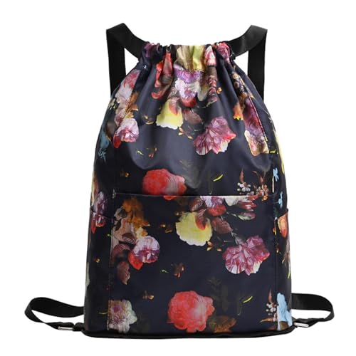 Drawstring Foldable Large Capacity Dry-Wet Separation Travel Sports Backpack, 2024 New Foldable Drawstring Backpack for Travel Women Men (D) von YODAOLI