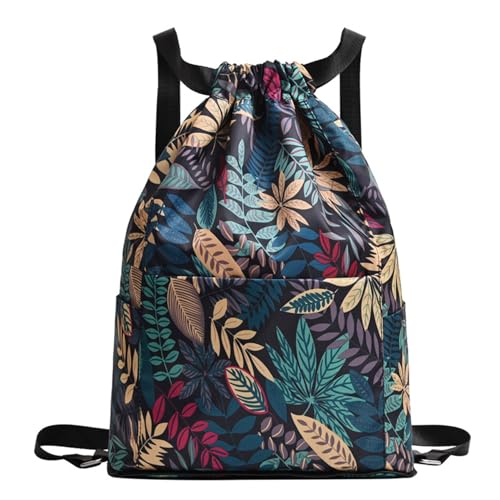 Drawstring Foldable Large Capacity Dry-Wet Separation Travel Sports Backpack, 2024 New Foldable Drawstring Backpack for Travel Women Men (F) von YODAOLI