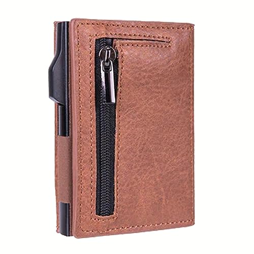 YODAOLI Side Push Auto Pop-Up Card Holder, 2023 New Wallet Credit Card Holder with RFID Blocking Card Case, Men Wallet Card Holder (Beige) von YODAOLI