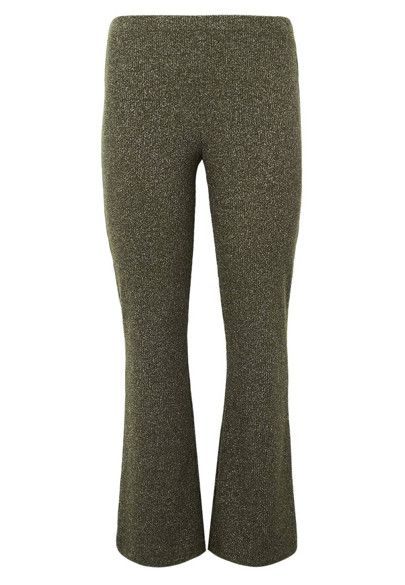 Große Größen Hose Bootcut, Damen, grün, Größe: 46/48, Polyester/Viskose, Happy Size DE Women von YOEK