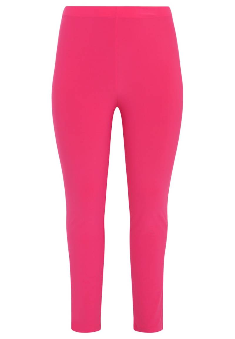 Große Größen Hose Slim Fit, Damen, rosa, Größe: 50/52, Polyester, Happy Size DE Women von YOEK
