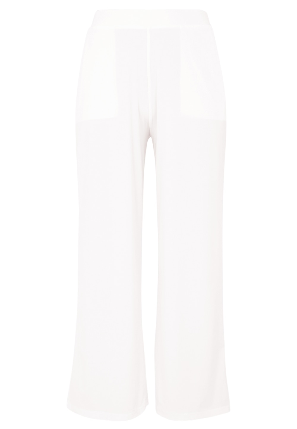 Große Größen Hose mit einem elastischen Bund, Damen, beige, Größe: 50/52, Polyester, Happy Size DE Women von YOEK