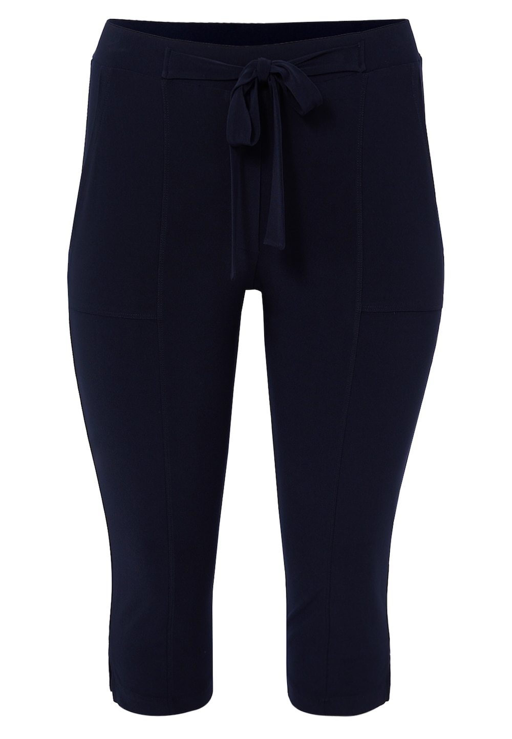 Große Größen Hose mit einem elastischen Bund, Damen, blau, Größe: 42/44, Polyester, Happy Size DE Women von YOEK
