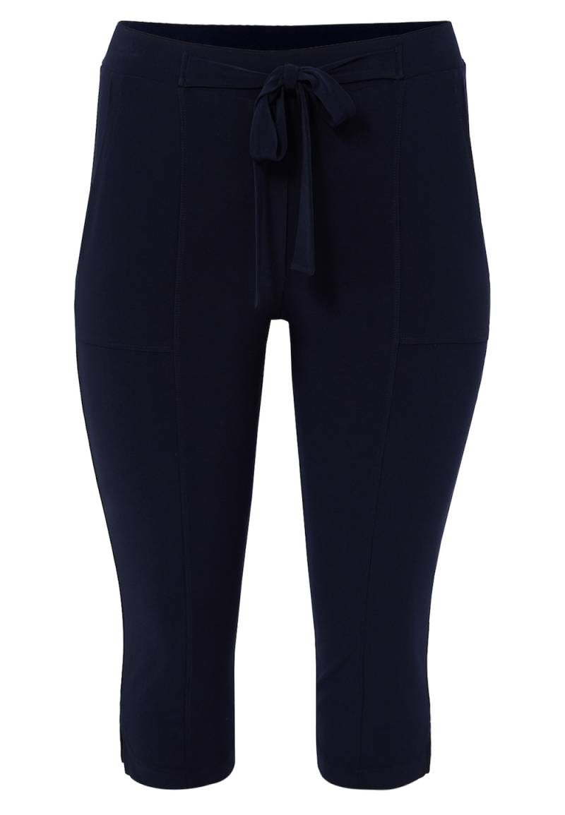 Große Größen Hose mit einem elastischen Bund, Damen, blau, Größe: 42/44, Polyester, Happy Size DE Women von YOEK