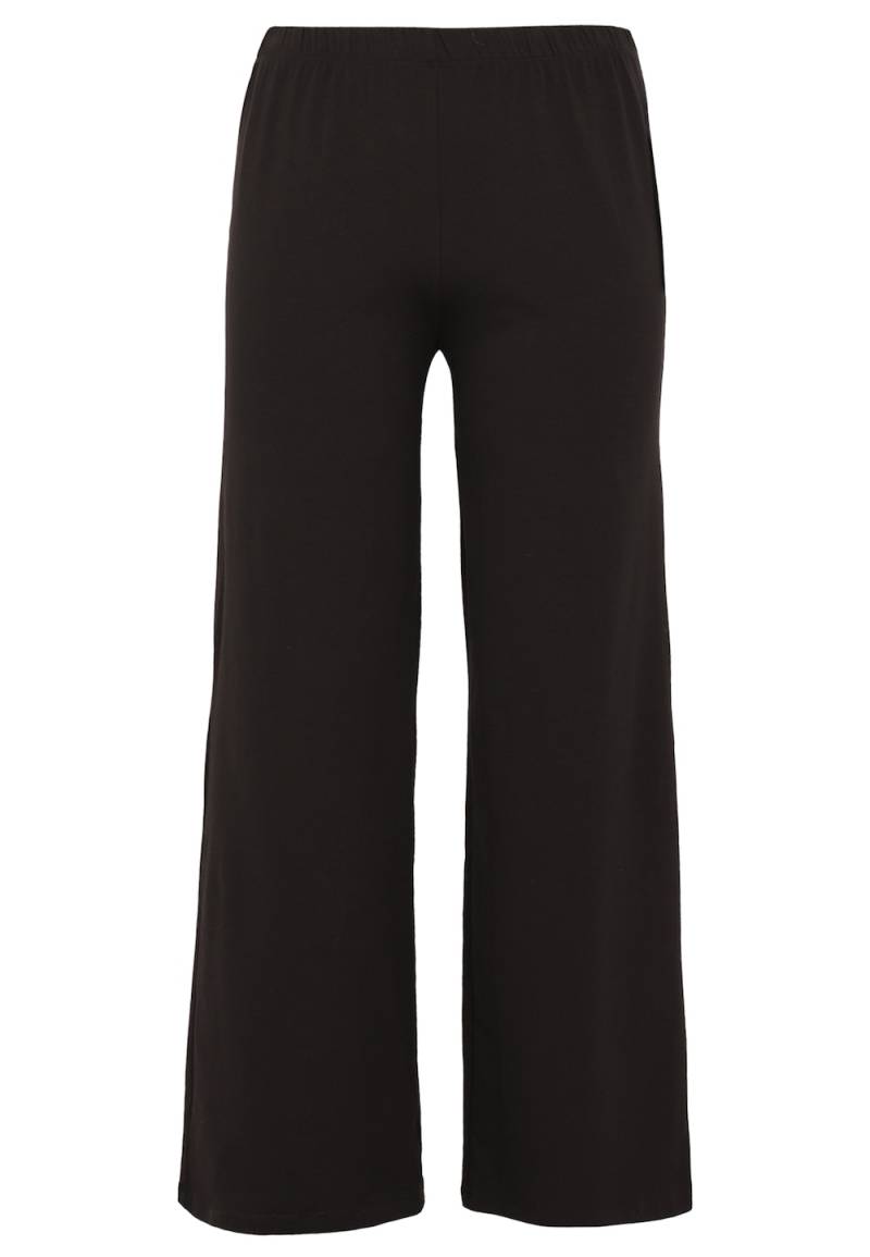 Große Größen Hose mit einem elastischen Bund, Damen, schwarz, Größe: 42/44, Baumwolle, Happy Size DE Women von YOEK