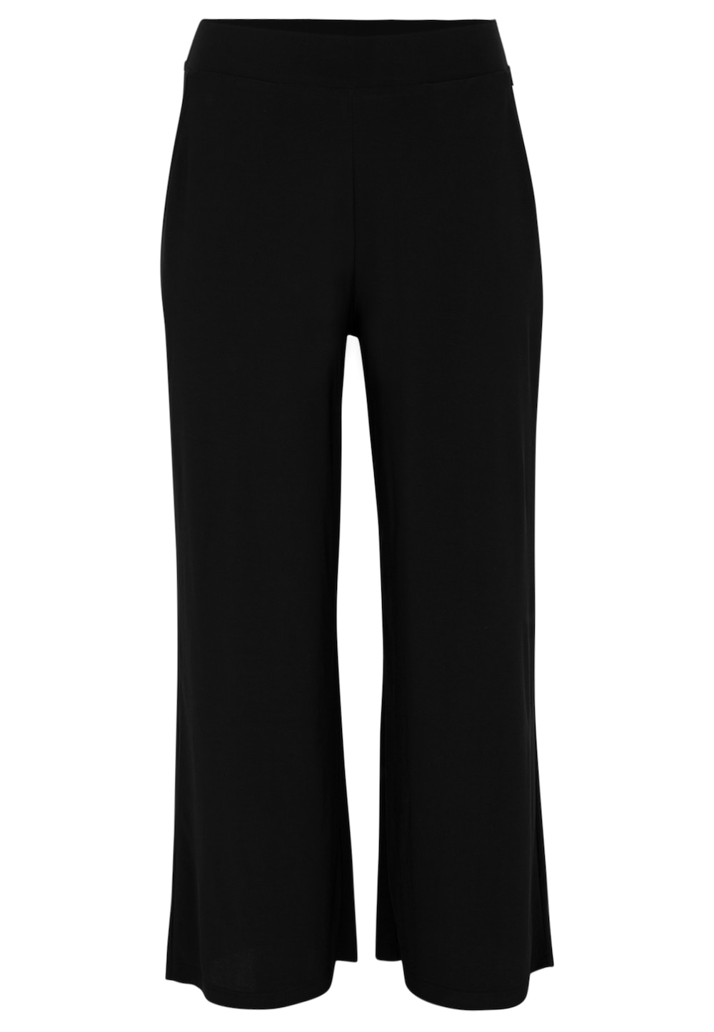 Große Größen Hose mit einem elastischen Bund, Damen, schwarz, Größe: 50/52, Polyester, Happy Size DE Women von YOEK