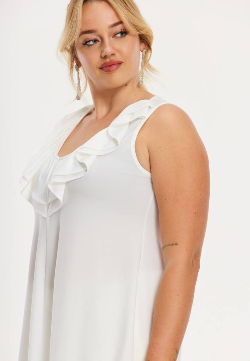 Große Größen Top mit Druck, Damen, beige, Größe: 46/48, Happy Size DE Women von YOEK